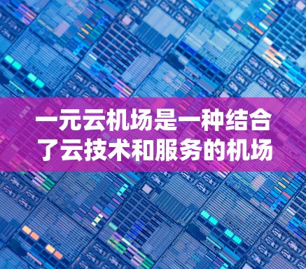 一元云机场是一种结合了云技术和服务的机场管理方式，主要通过互联网进行管理，取代了传统机场的陆地设施。以下是关于该概念的详细分析