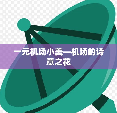 一元机场小美—机场的诗意之花