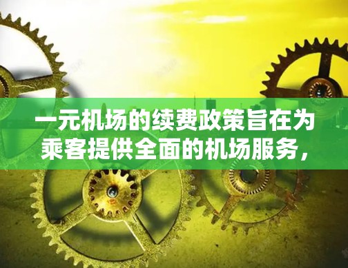 一元机场的续费政策旨在为乘客提供全面的机场服务，通常包括以下内容和费用