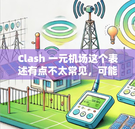 Clash 一元机场这个表述有点不太常见，可能需要更多的上下文来理解。不过，我可以尝试从多个角度解释可能的含义